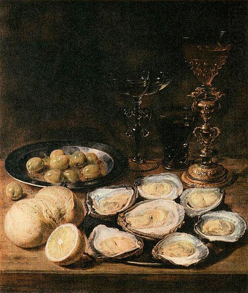 with Oysters, Alexander Adriaenssen